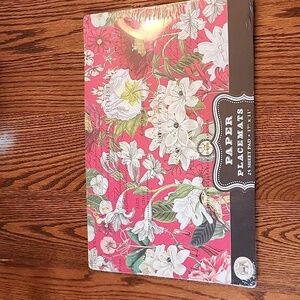 White Christmas Paper Placemats 25 Sheets 17"x11"